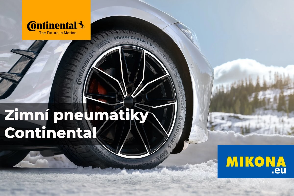 Zimní pneumatiky Continental – bezpečná jízda na sněhu, ledu i mokré vozovce