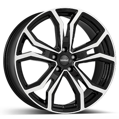 Disk alu DEZENT TV dark 6,5x16 5x108 ET47