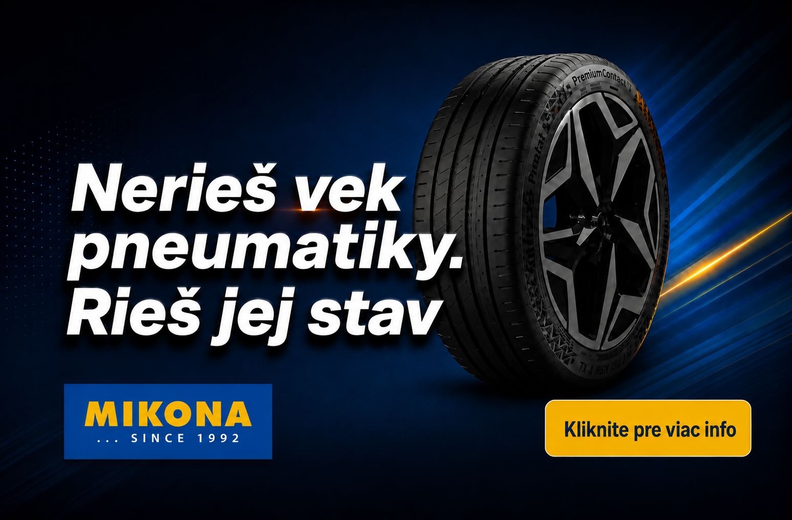 Nerieš vek pneumatiky, rieš jej stav